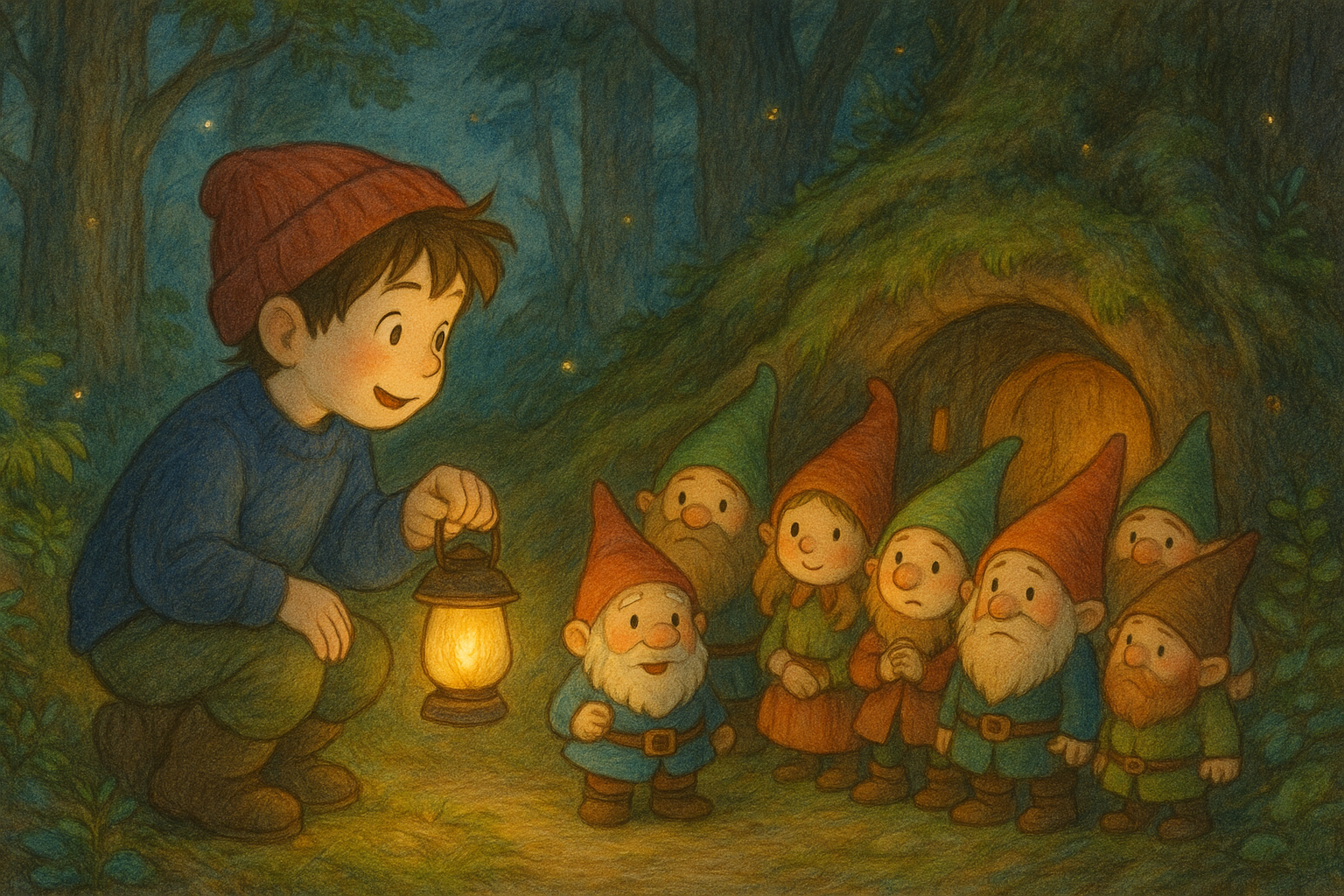 Klaus und die Zwerge – Ein Abenteuer im Wichtelwald - Gute Nacht Geschichte